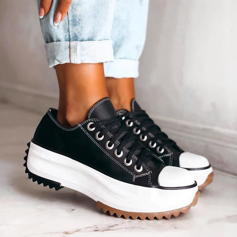 Damen-Sneaker aus Textil mit Fußgewölbe-Stütze