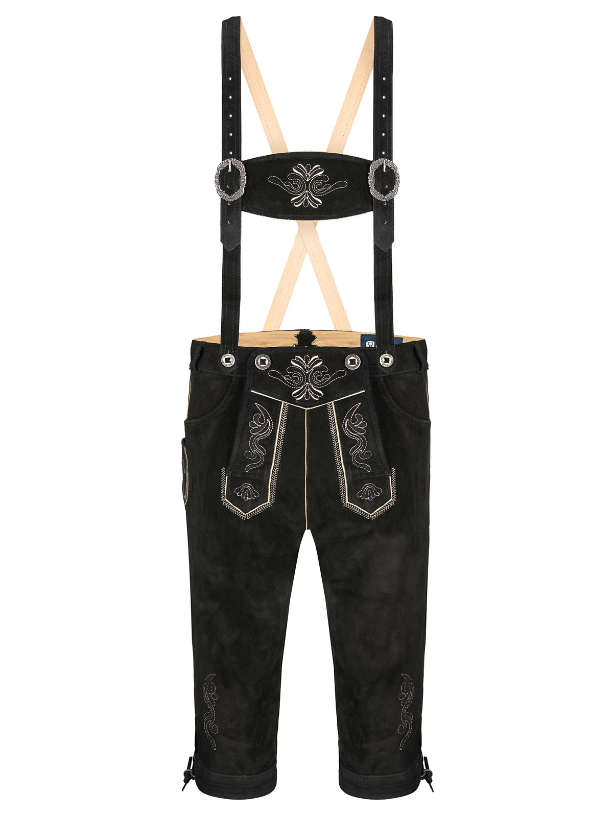 Herren Lederhose knielang – traditionelle Trachtenhose