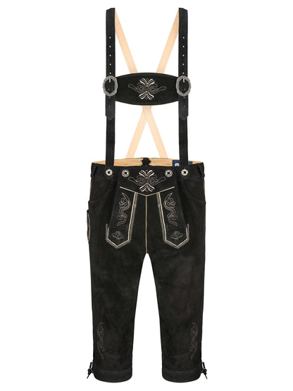 Herren Lederhose knielang – traditionelle Trachtenhose