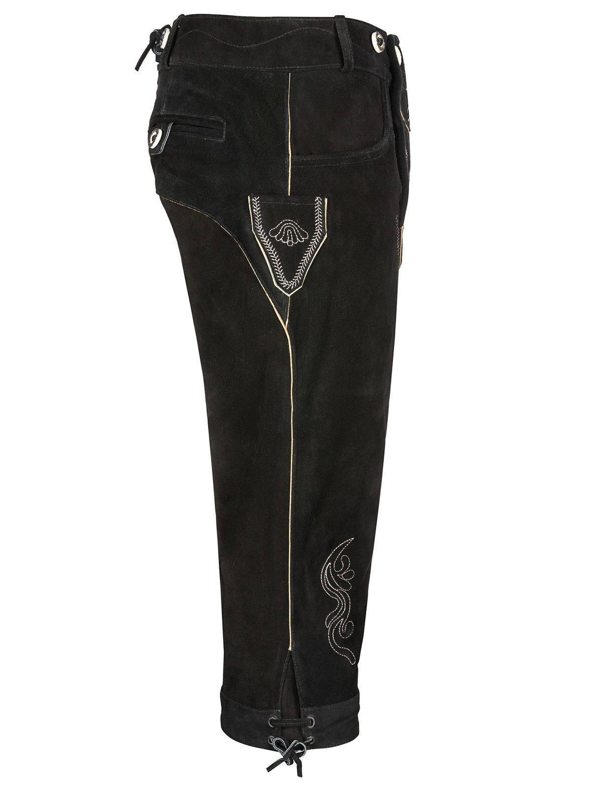Herren Lederhose knielang – traditionelle Trachtenhose
