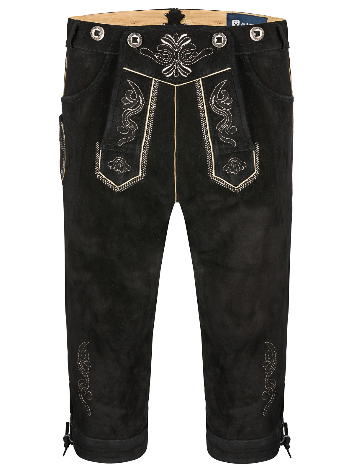 Herren Lederhose knielang – traditionelle Trachtenhose