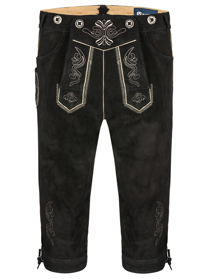 Herren Lederhose knielang – traditionelle Trachtenhose