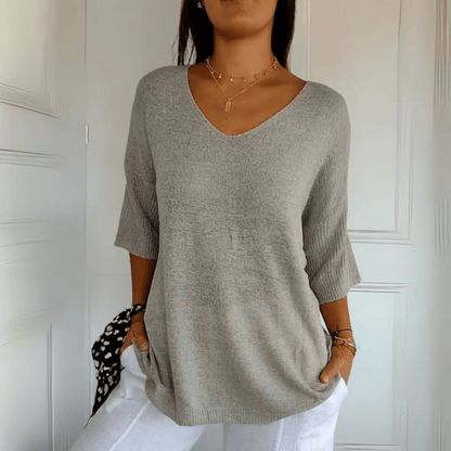 Feinstrick Pullover Damen schlicht