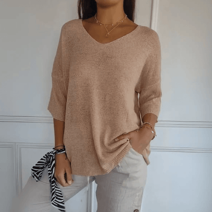 Lockerer Strickpullover Damen