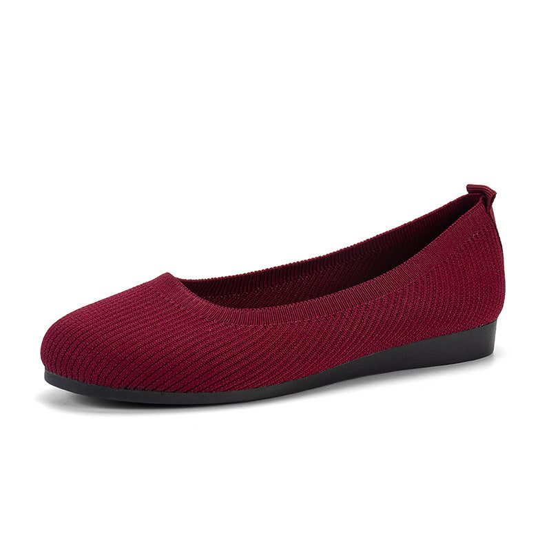Orthopädische Slip-On-Sneaker Damen aus Textil – Komfortschuhe, Detailansicht
