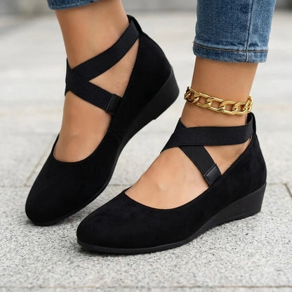 Orthopädische Schuhe Damen aus Textil – bequeme Slip-on-Komfortschuhe