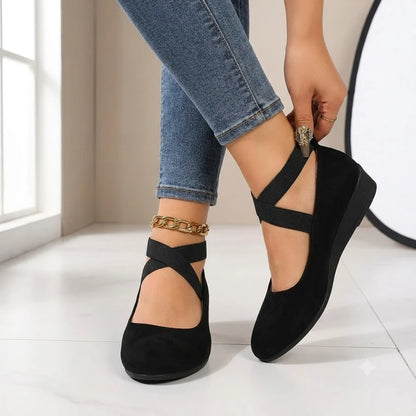 Orthopädische Schuhe Damen aus Textil – bequeme Slip-on-Komfortschuhe