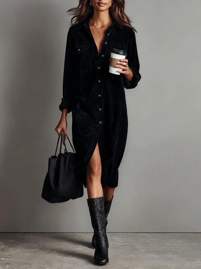 Elegantes Kleid Damen in Braun