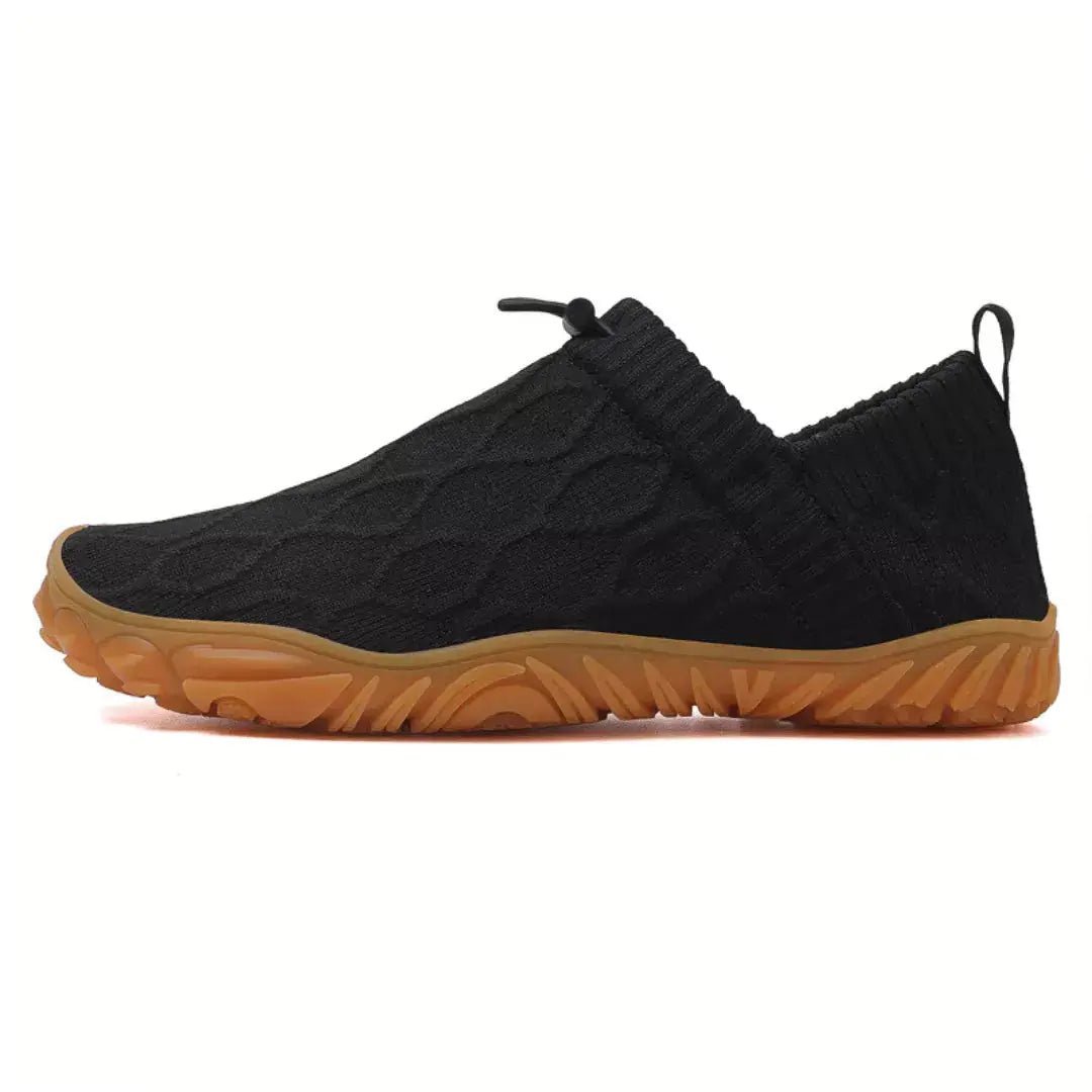 Barfußschuhe aus Textil in Schwarz