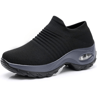 Bequeme Komfortschuhe – leichte Slip-on Schuhe mit gepolsterter Sohle