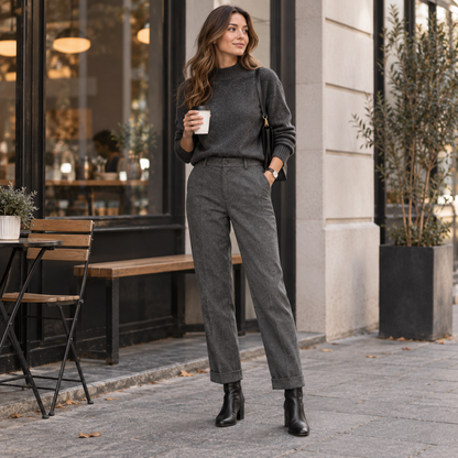 Damen Wollhose warm – elegante Winterhose