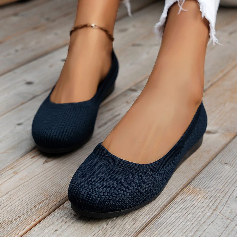 Orthopädische Slip-On-Sneaker Damen aus Textil – Komfortschuhe, Detailansicht