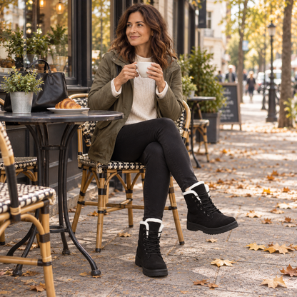Damen Winterstiefel warm gefüttert – Boots