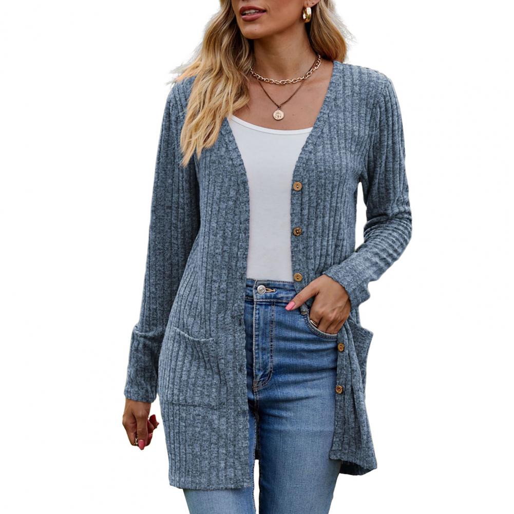 Damen Strickjacke gemütlicher Cardigan