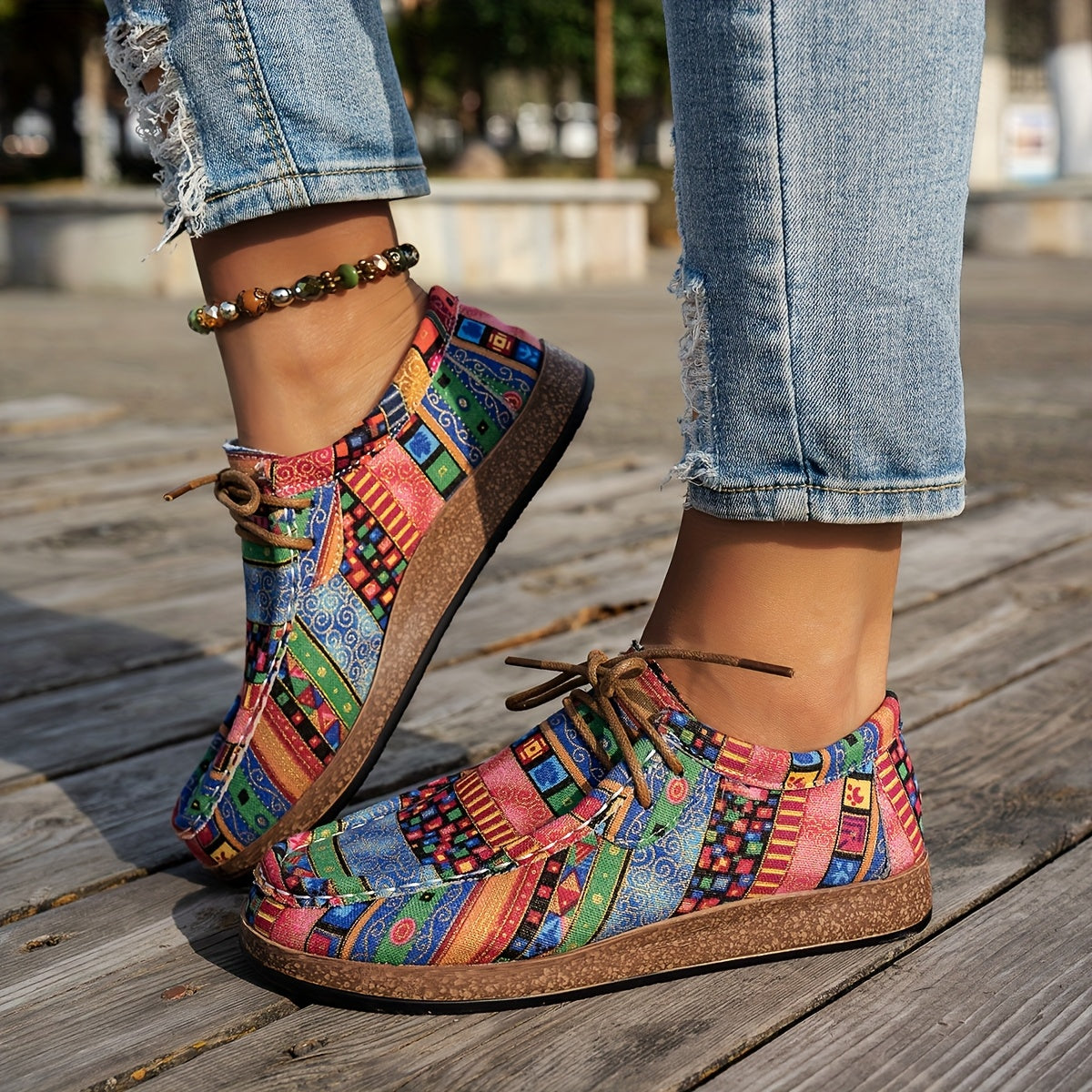 Damen Komfort-Schnürschuhe – ergonomische Halbschuhe