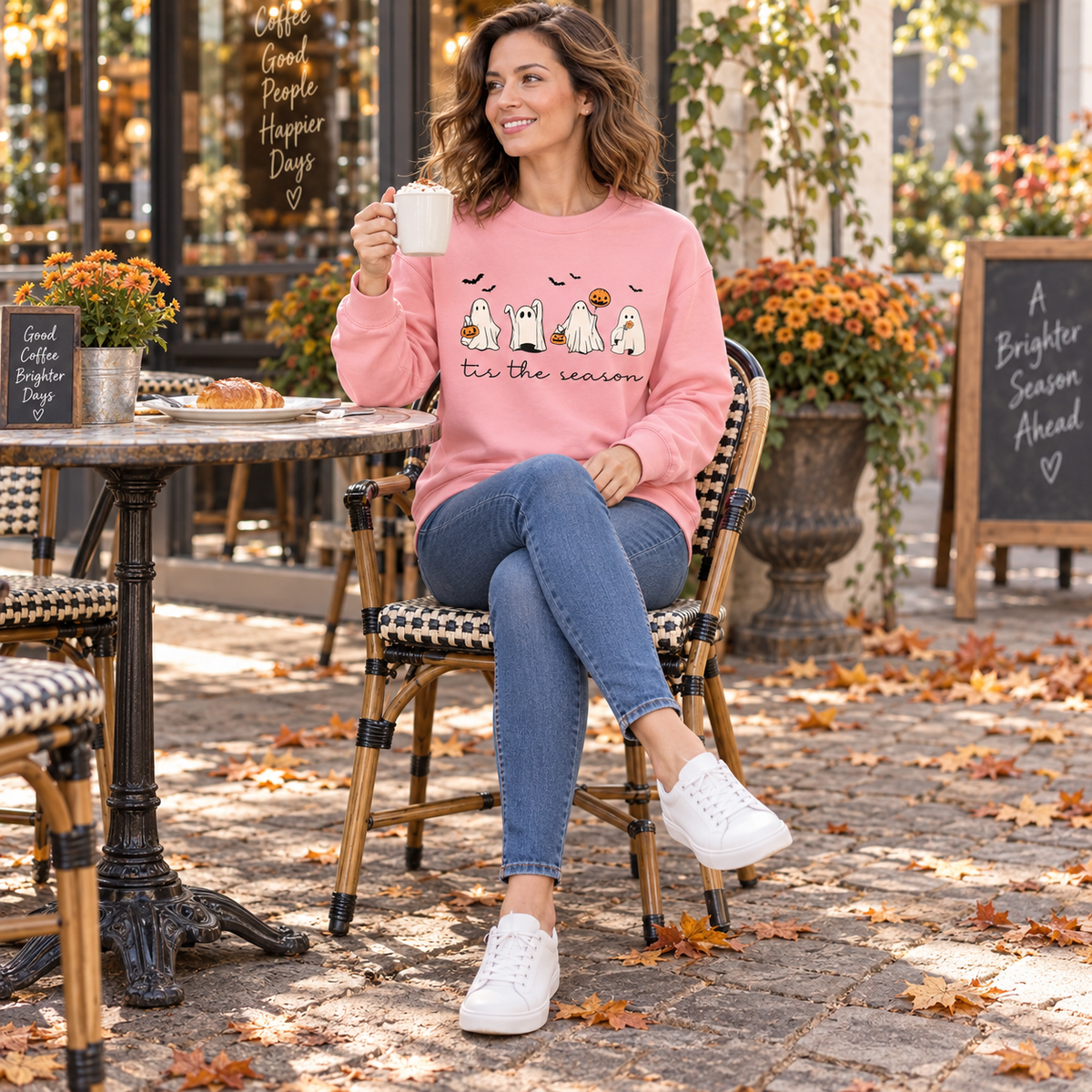 Damen Sweatshirt lässig – bequemer Pullover mit Motiv