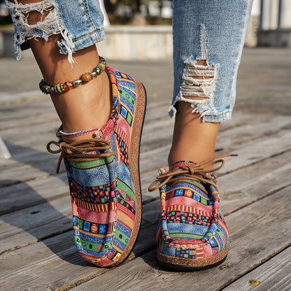 Damen Komfort-Schnürschuhe – ergonomische Halbschuhe