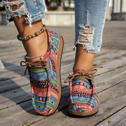 Damen Komfort-Schnürschuhe – ergonomische Halbschuhe