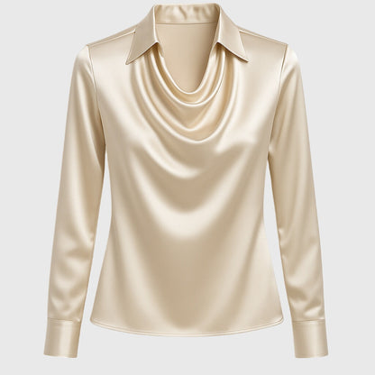 Elegante Bluse Damen aus Satin