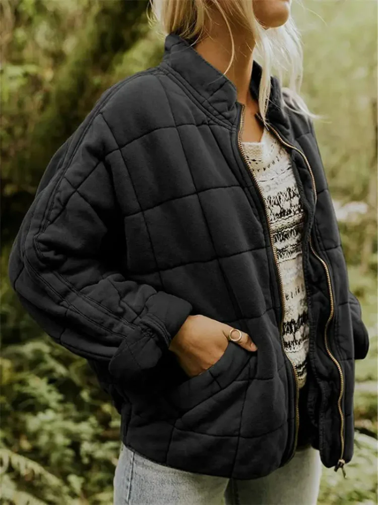 Lässige leichte Übergangsjacke Damen