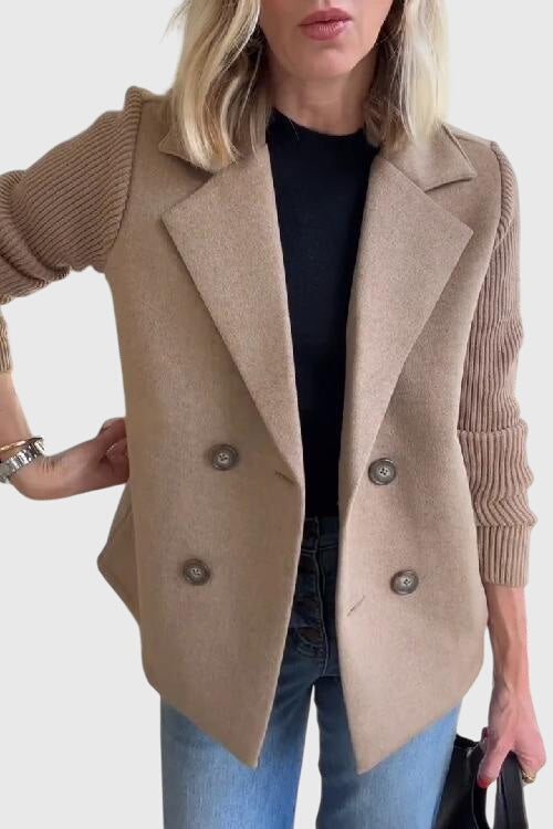 Damen Blazer strukturiert aus Viskose