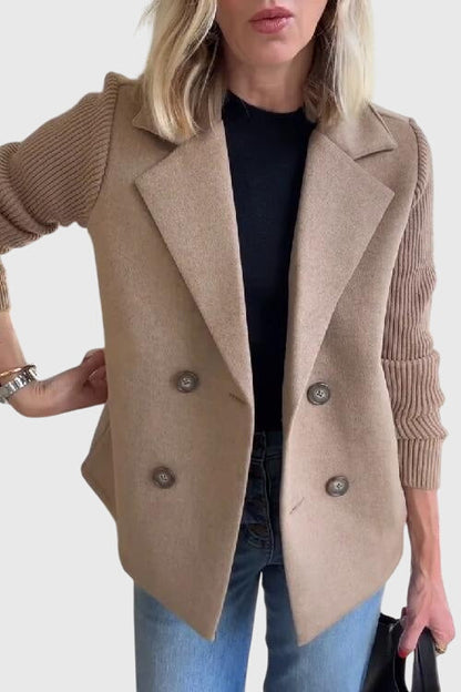 Damen Blazer strukturiert aus Viskose