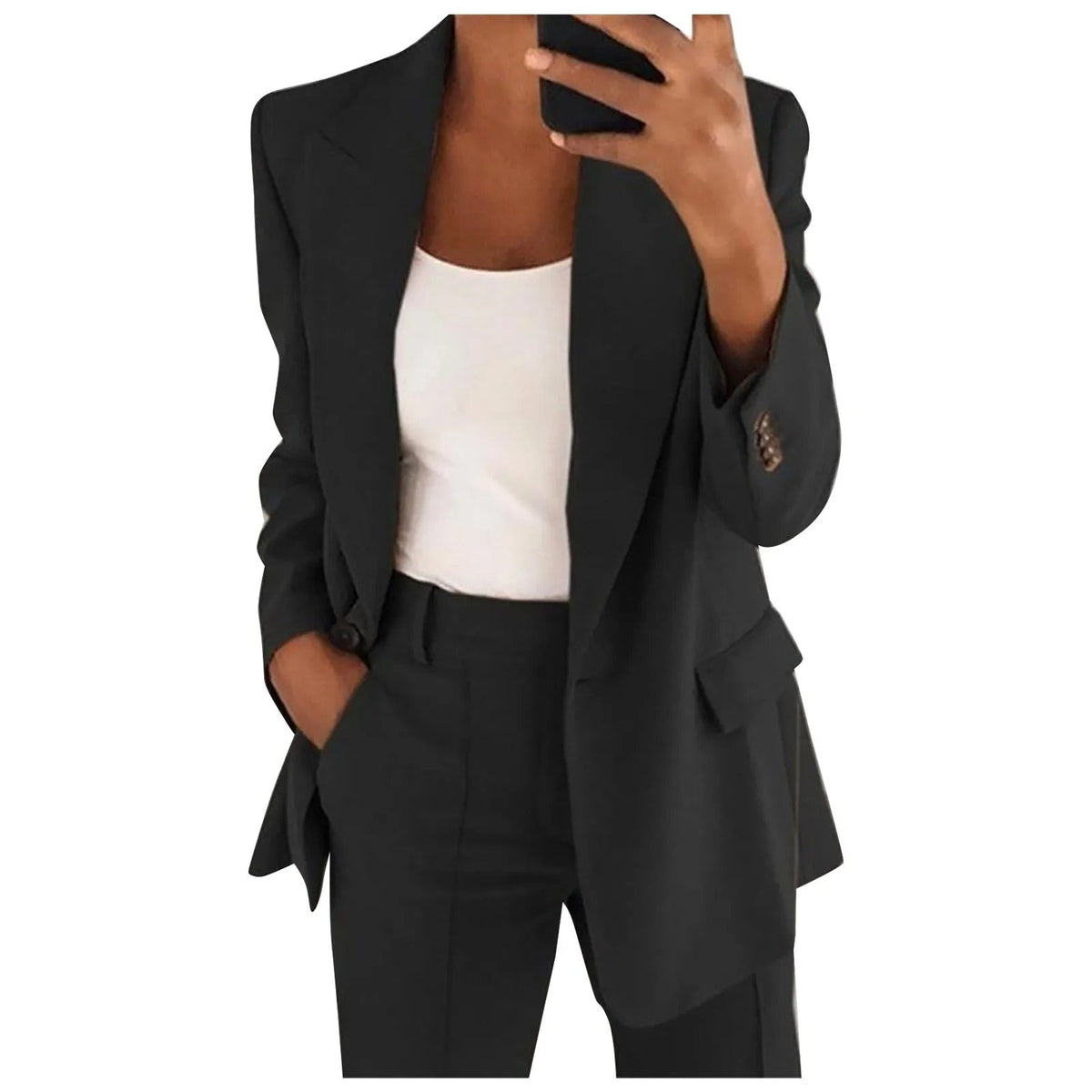 Eleganter zweiteiliger Anzug Damen mit Blazer und Hose