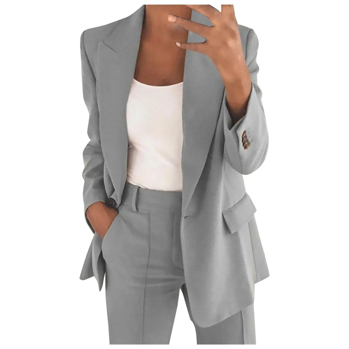 Business Blazer-Set Damen aus Viskose