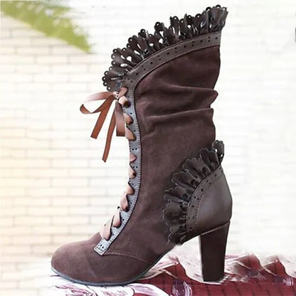 Damen Stiefel mit hohem Absatz – elegante Absatzstiefel