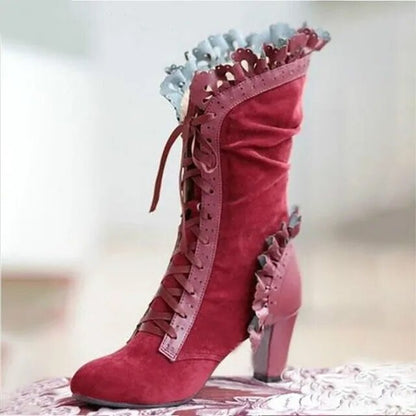 Damen Stiefel mit hohem Absatz – elegante Absatzstiefel