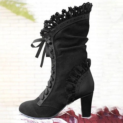 Damen Stiefel mit hohem Absatz – elegante Absatzstiefel