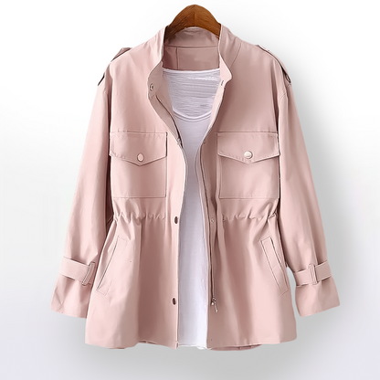 Strukturierte Übergangsjacke Damen im modernen Schnitt