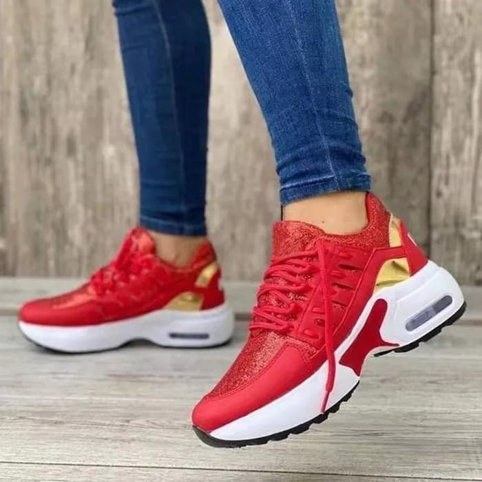 Orthopädische Sneaker Damen mit Luftkissen-Sohle – bequeme Komfortschuhe