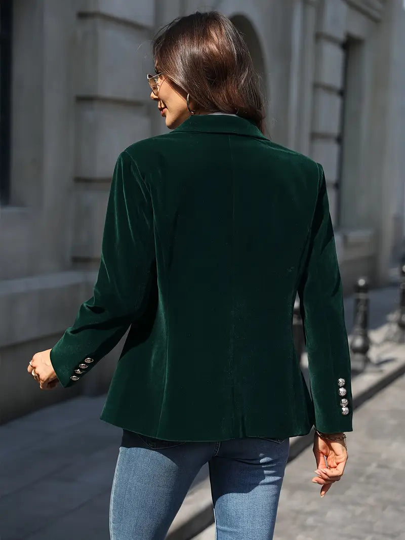 Blazer tailliert mit einem Knopf – klassischer Blazer mit Reverskragen
