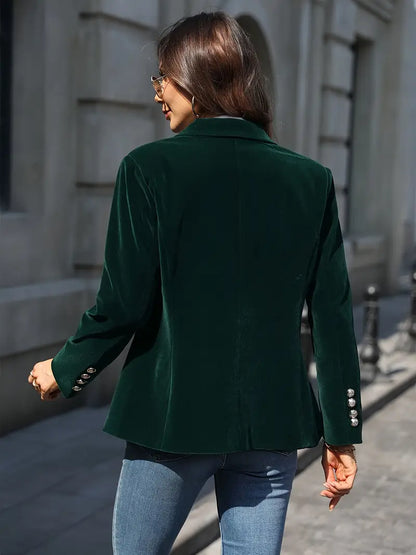Blazer tailliert mit einem Knopf – klassischer Blazer mit Reverskragen