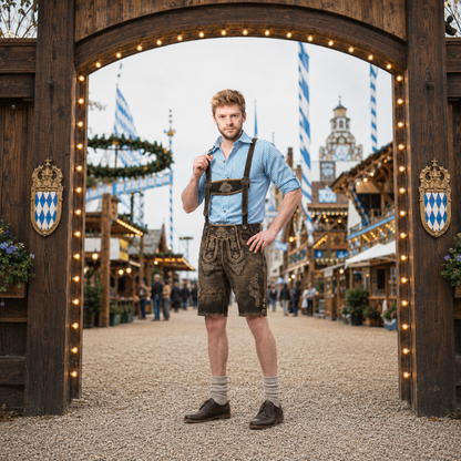 Lederhose Herren aus Rindsleder – traditionelle Trachtenhose