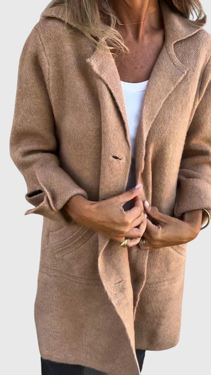 Blazer Damen mit Knöpfen aus Viskose – klassischer eleganter Blazer