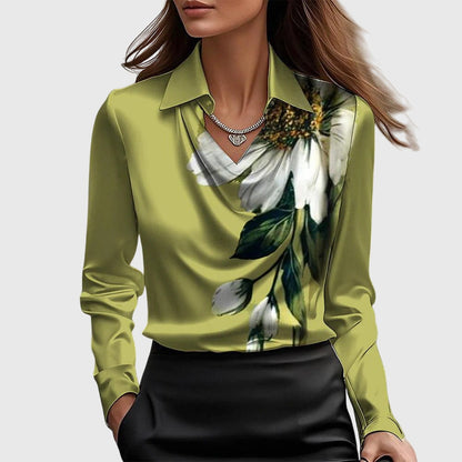 Elegante Bluse Damen mit Plissee