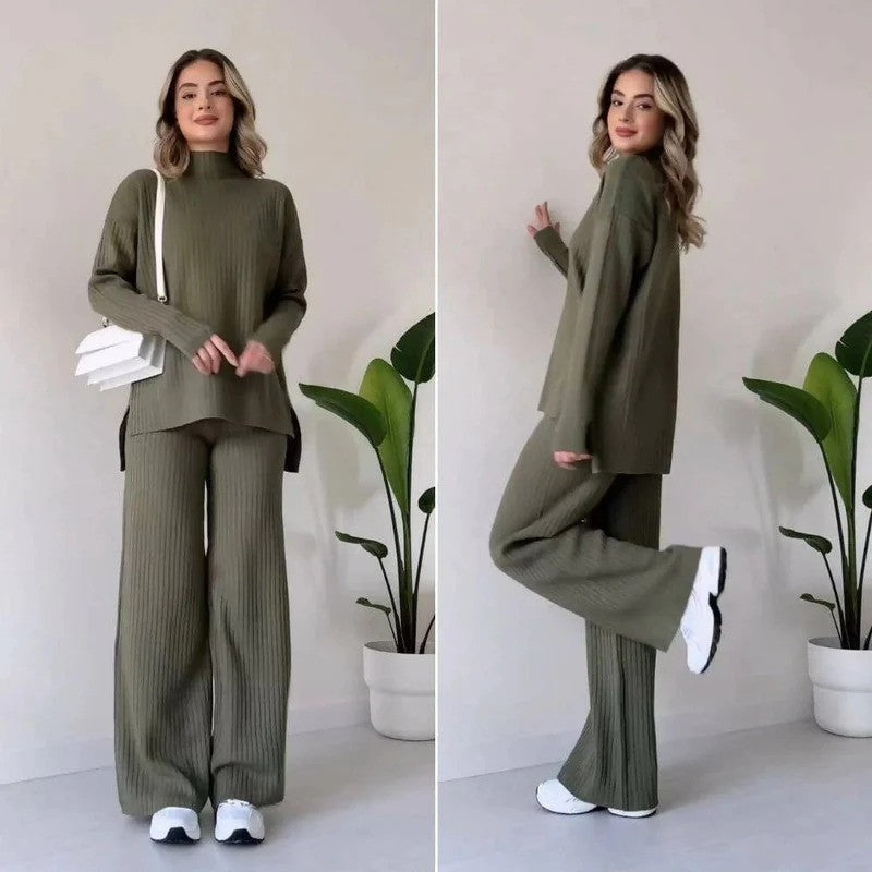 Gemütliches Rollkragen-Set Damen
