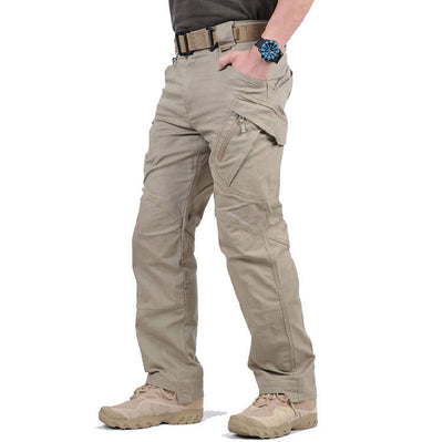 Cargohose Herren taktisch – robuste Outdoor-Wanderhose mit vielen Taschen