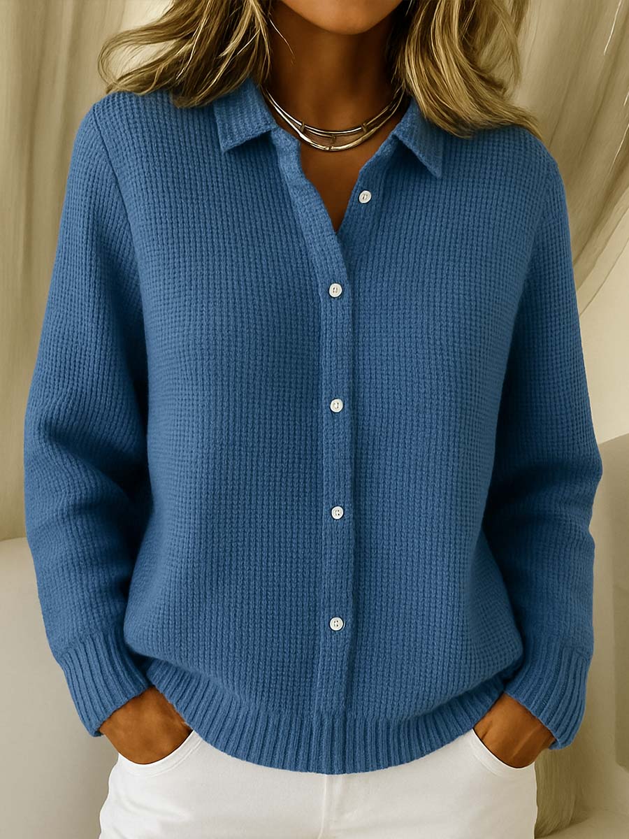 Cardigan Damen mit Knöpfen langarm