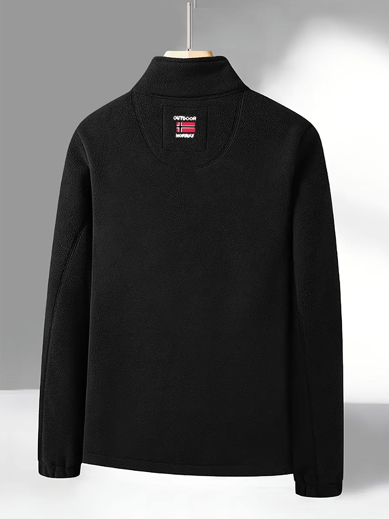 Fleecejacke aus weichem Fleece – Outdoor-Jacke mit hohem Kragen
