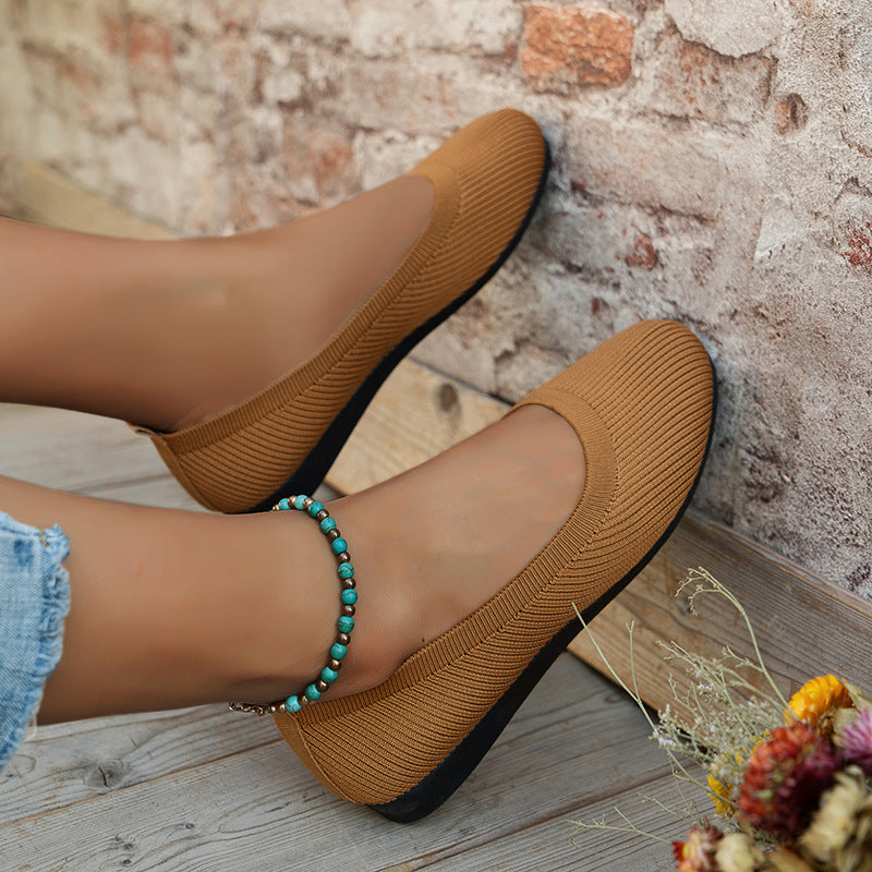 Orthopädische Slip-On-Sneaker Damen aus Textil – Komfortschuhe, Detailansicht
