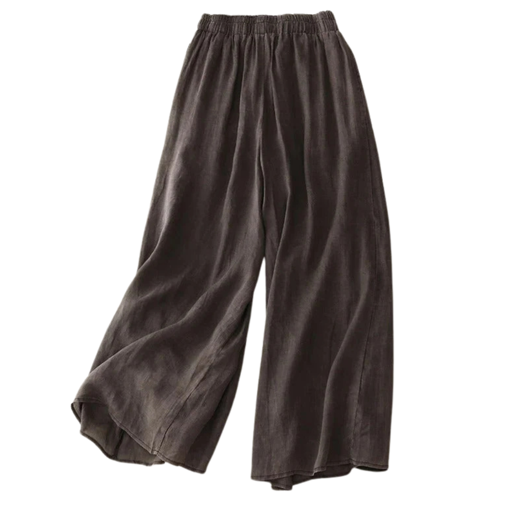Elegante Hose mit lockerem Bund – fließende Sommerhose mit geradem Bein