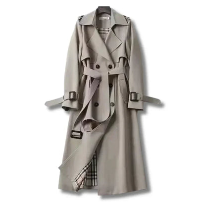 Damen Trenchcoat mit Gürtel – klassischer Mantel