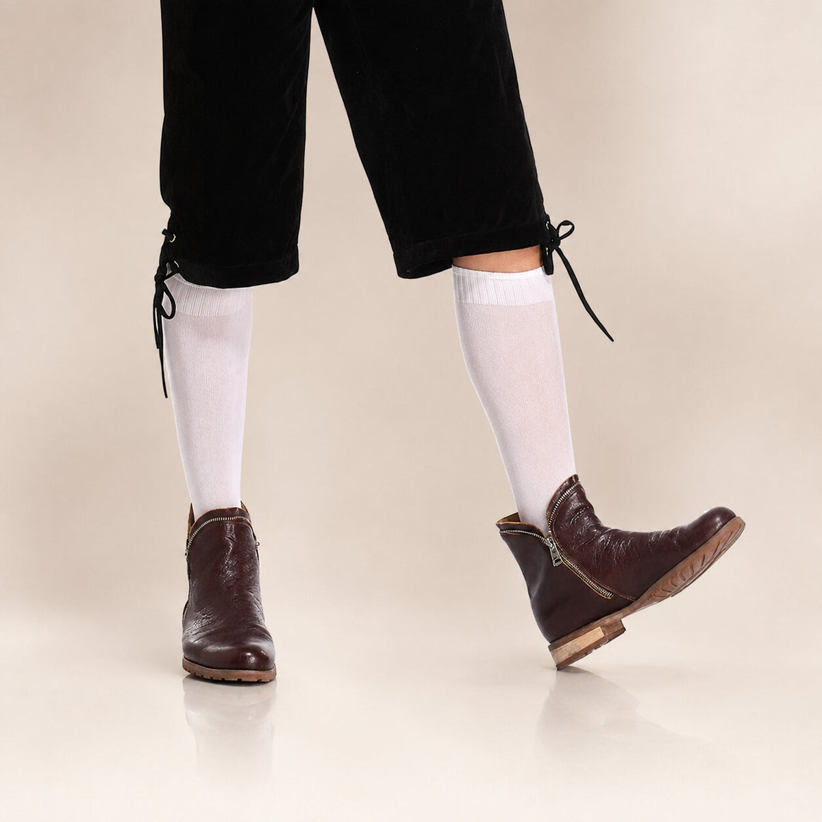 Herren Trachtenset mit Lederhose und Karohemd – Oktoberfest Set