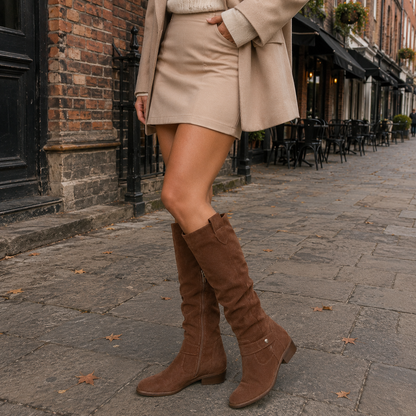 Stiefeletten Damen aus Kunstleder – bequeme Ankle Boots mit weichem Fußbett
