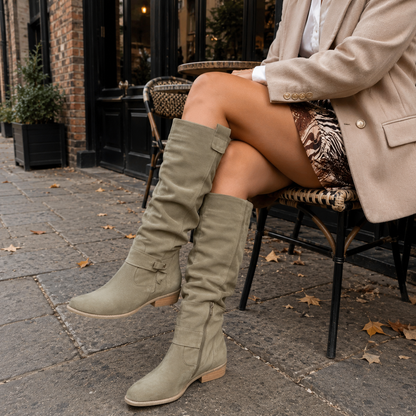 Stiefeletten Damen aus Kunstleder – bequeme Ankle Boots mit weichem Fußbett