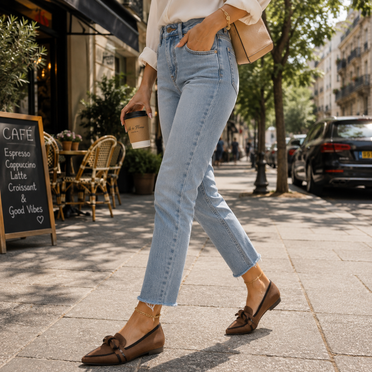 Orthopädische Loafer Damen aus Textil – bequeme Slipper mit Fußgewölbe-Stütze
