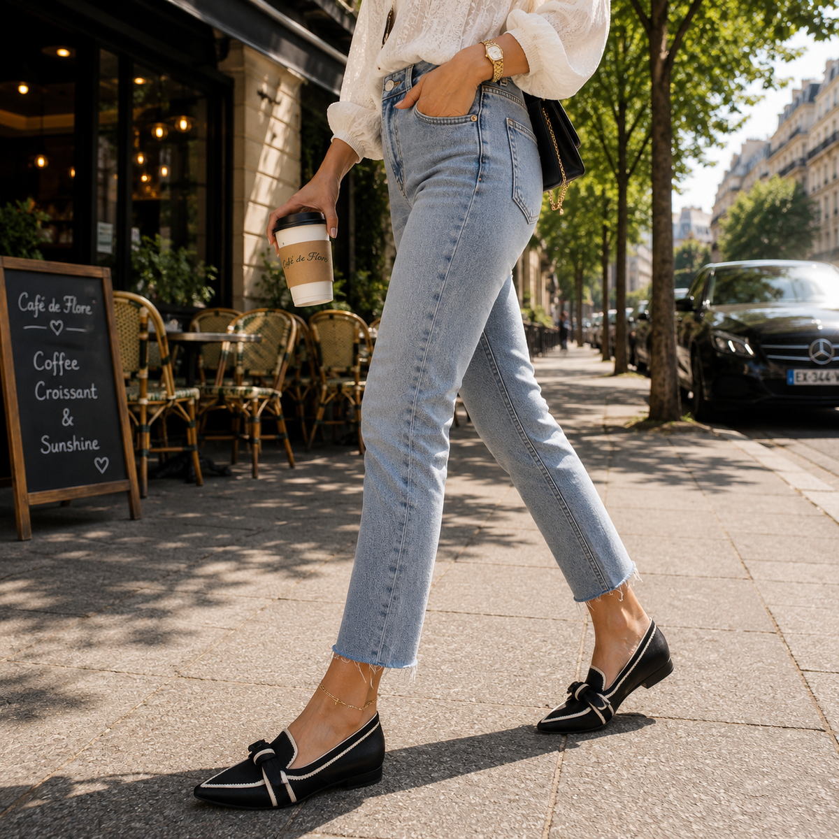 Orthopädische Loafer Damen aus Textil – bequeme Slipper mit Fußgewölbe-Stütze